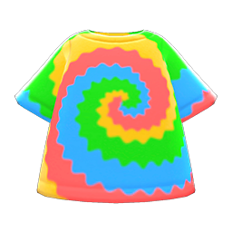 Animal Crossing Tie-dye Shirt Image