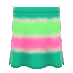 Tie-dye Skirt Green