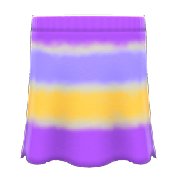 Tie-dye Skirt Purple