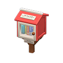 Tiny Library Red