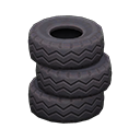 Animal Crossing Tire Stack|Black Image