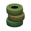 Tire Stack Green
