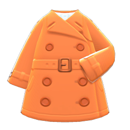 Trench Coat Orange