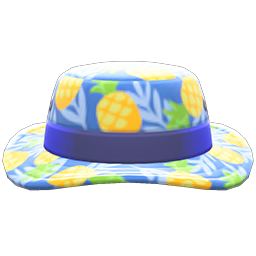Animal Crossing Tropical Hat|Blue Image