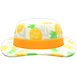 Tropical Hat White