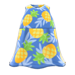 Animal Crossing Tropical Muumuu|Blue Image