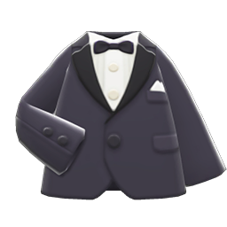 Animal Crossing Tuxedo Jacket|Black Image