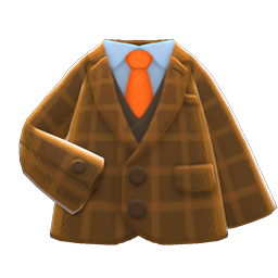 Tweed Jacket Brown