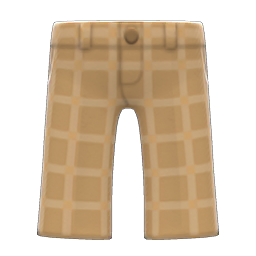Animal Crossing Tweed Pants|Beige Image