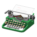 Typewriter Green