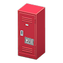 Upright Locker Red / Cool