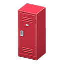 Upright Locker Red