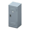 Upright Locker Silver