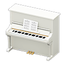 Upright Piano White