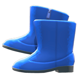 Animal Crossing Velour Boots|Blue Image