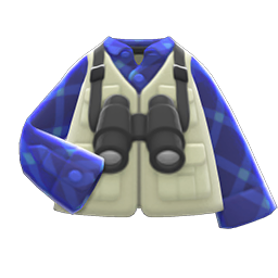 Animal Crossing Vest With Binoculars Image