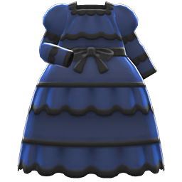 Victorian Dress Navy blue
