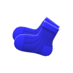 Animal Crossing Vivid Socks|Blue Image