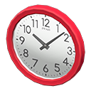 Wall Clock Red