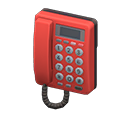 Wall-mounted Phone Red