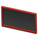 Wall-mounted TV (50 In.) Red