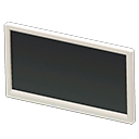 Wall-mounted TV (50 In.) White