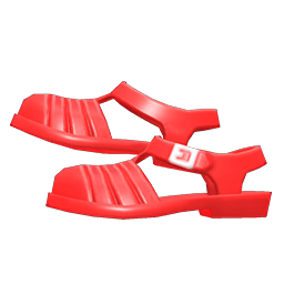 Water Sandals Red