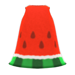 Animal Crossing Watermelon Dress Image