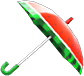 Animal Crossing Watermelon Umbrella Image