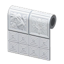 Animal Crossing White Botanical-tile Wall Image