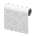 White Honeycomb-Tile Wall
