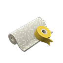 Animal Crossing White Wrapping Paper Image