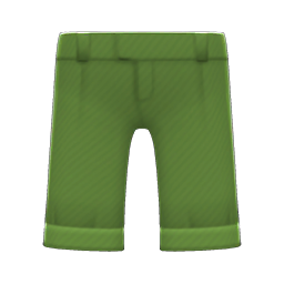 Animal Crossing Wide Chino Pants|Avocado Image