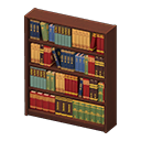 Wooden Bookshelf Dark brown