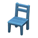 Wooden Chair Blue