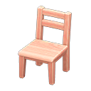 Wooden Chair Pink wood