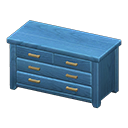 Wooden Chest Blue