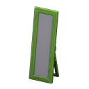 Wooden Full-length Mirror Green