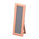 Wooden Full-length Mirror Pink wood