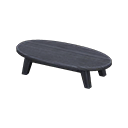 Animal Crossing Wooden Low Table|Black Image
