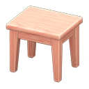 Wooden Mini Table Pink wood