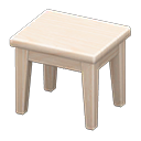 Wooden Mini Table White wood