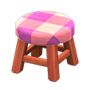 Wooden Stool Cherry wood / Pink