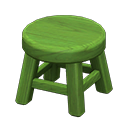 Wooden Stool Green