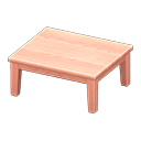 Wooden Table Pink wood