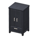 Animal Crossing Wooden Wardrobe|Black Image