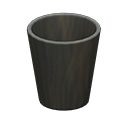 Animal Crossing Wooden Waste Bin|Black Image