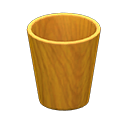 Wooden Waste Bin Natural wood