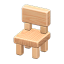 Wooden-block Chair Natural