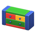 Animal Crossing Wooden-block Chest|Colorful Image